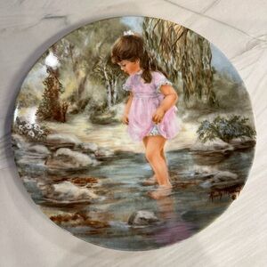 Lisa’s Creek by Rusty Money Vintage Collectors Plate Signed 558